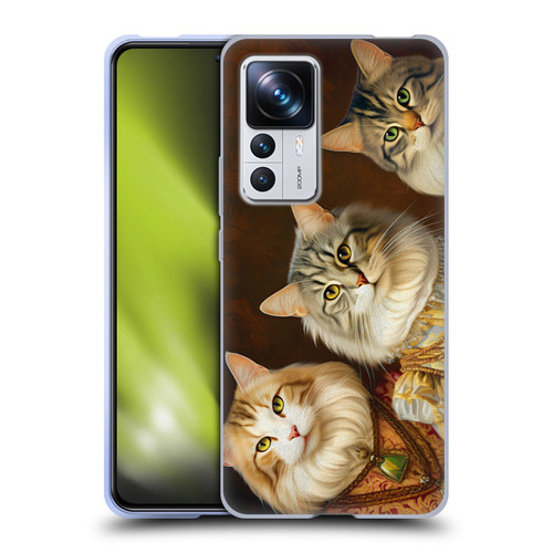 Michael David Ward Animals Fancy Cats Soft Gel Case for Xiaomi 12T Pro
