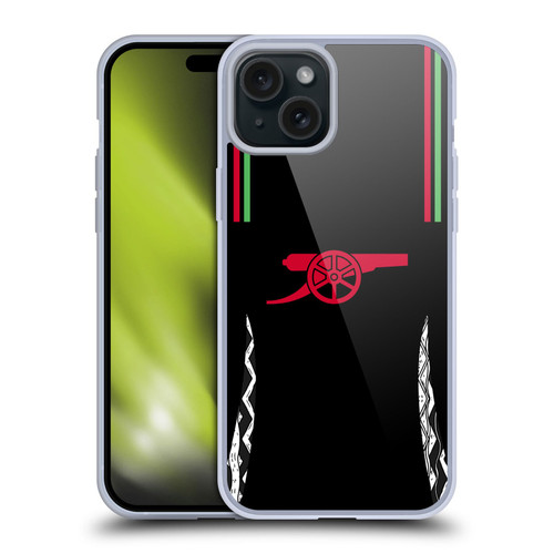 Arsenal FC 2024/25 Kit Away Soft Gel Case for Apple iPhone 15 Plus Arsenal FC 2024/25 Kit Away Soft Gel Case for Apple iPhone 15 Plus