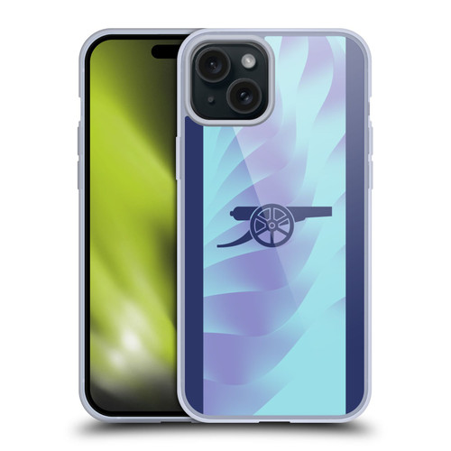 Arsenal FC 2024/25 Kit Third Soft Gel Case for Apple iPhone 15 Plus & MagSafe