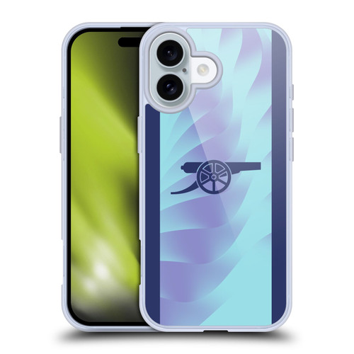 Arsenal FC 2024/25 Kit Third Soft Gel Case for Apple iPhone 16