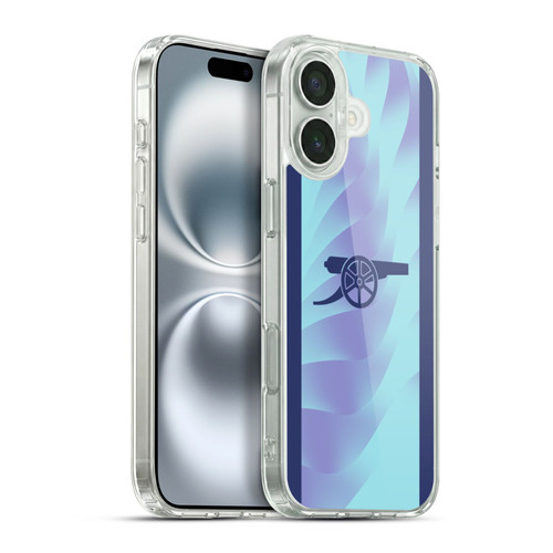 Arsenal FC 2024/25 Kit Third Soft Gel Case for Apple iPhone 16 Plus & MagSafe