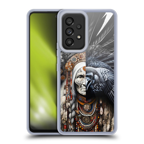 Shambhala Light Visionary Art Celestial Graphics Ravens-Face Soft Gel Case for Samsung Galaxy A53 5G (2022)