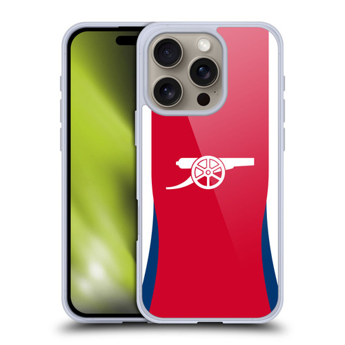 Arsenal FC 2024/25 Kit Home Soft Gel Case for Apple iPhone 16 Pro Arsenal FC 2024/25 Kit Home Soft Gel Case for Apple iPhone 16 Pro