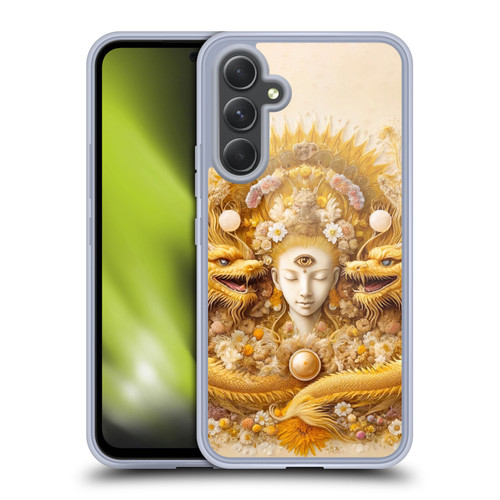 Shambhala Light Visionary Art Celestial Graphics Lucky Dragons Soft Gel Case for Samsung Galaxy A54 5G