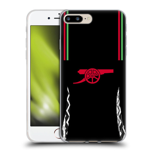 Arsenal FC 2024/25 Kit Away Soft Gel Case for Apple iPhone 7 Plus / iPhone 8 Plus