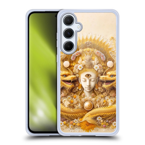 Shambhala Light Visionary Art Celestial Graphics Lucky Dragons Soft Gel Case for Samsung Galaxy A55 5G