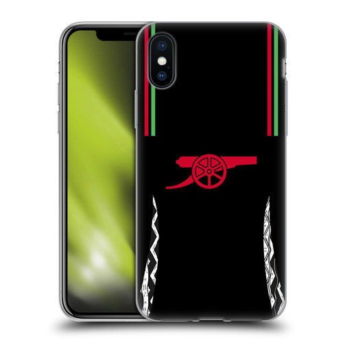 Arsenal FC 2024/25 Kit Away Soft Gel Case for Apple iPhone X / iPhone XS