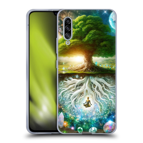 Shambhala Light Visionary Art Celestial Graphics Tree Of Life Soft Gel Case for Samsung Galaxy A90 5G (2019)