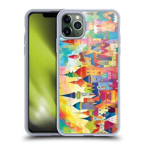 Michael David Ward Fantasy & Whimsical Fairy Tale Castles Soft Gel Case for Apple iPhone 11 Pro Max