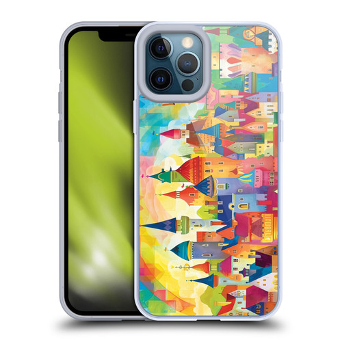 Michael David Ward Fantasy & Whimsical Fairy Tale Castles Soft Gel Case for Apple iPhone 12 Pro Max