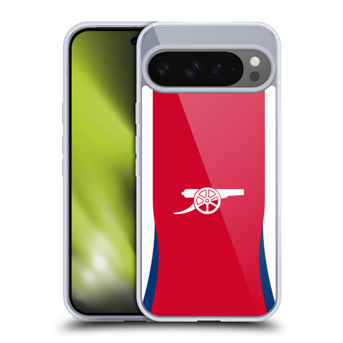 Arsenal FC 2024/25 Kit Home Soft Gel Case for Google Pixel 9 Pro XL