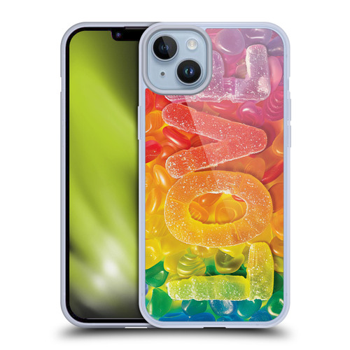 Michael David Ward Fantasy & Whimsical Love Is Sweet Soft Gel Case for Apple iPhone 14 Plus