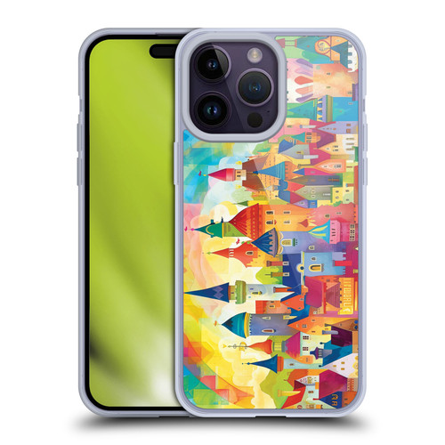 Michael David Ward Fantasy & Whimsical Fairy Tale Castles Soft Gel Case for Apple iPhone 14 Pro Max