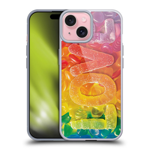 Michael David Ward Fantasy & Whimsical Love Is Sweet Soft Gel Case for Apple iPhone 15