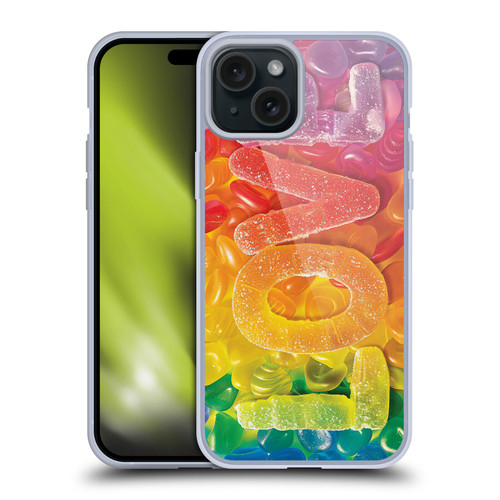 Michael David Ward Fantasy & Whimsical Love Is Sweet Soft Gel Case for Apple iPhone 15 Plus