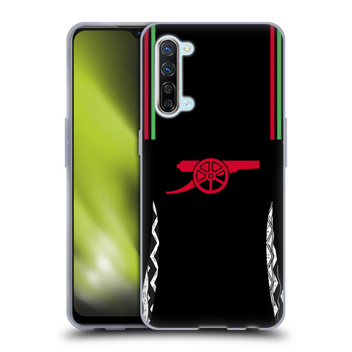 Arsenal FC 2024/25 Kit Away Soft Gel Case for OPPO Find X2 Lite 5G