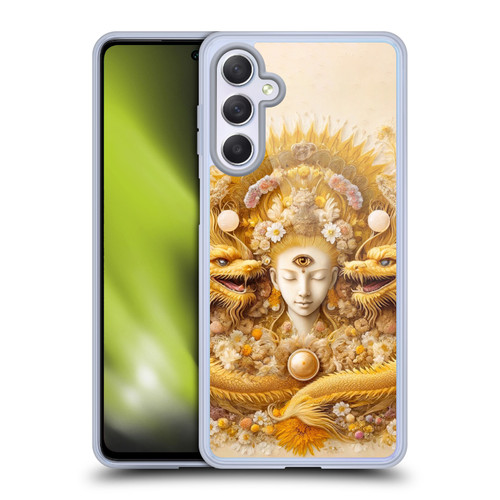 Shambhala Light Visionary Art Celestial Graphics Lucky Dragons Soft Gel Case for Samsung Galaxy M54 5G