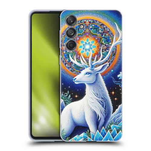 Shambhala Light Visionary Art Celestial Graphics Scared Spirit Soft Gel Case for Samsung Galaxy M55 5G