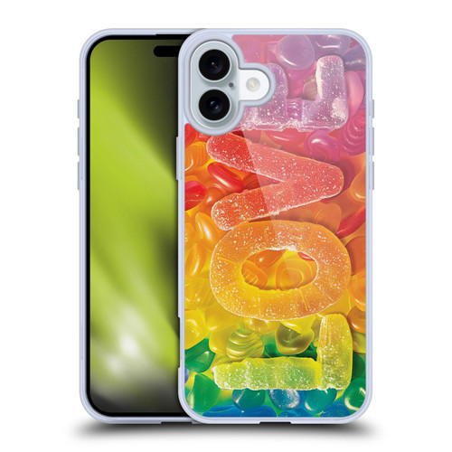 Michael David Ward Fantasy & Whimsical Love Is Sweet Soft Gel Case for Apple iPhone 16 Plus