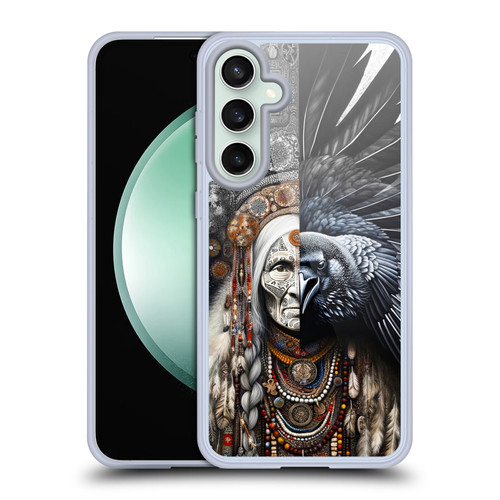Shambhala Light Visionary Art Celestial Graphics Ravens-Face Soft Gel Case for Samsung Galaxy S23 FE 5G