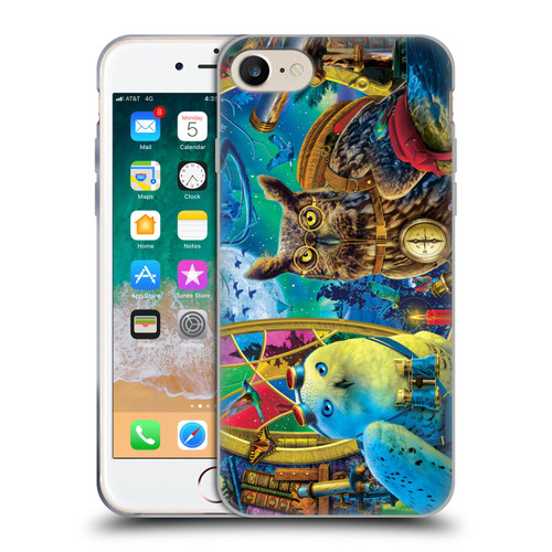 Michael David Ward Fantasy & Whimsical Explorers Soft Gel Case for Apple iPhone 7 / 8 / SE 2020 & 2022
