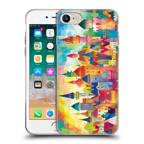 Michael David Ward Fantasy & Whimsical Fairy Tale Castles Soft Gel Case for Apple iPhone 7 / 8 / SE 2020 & 2022