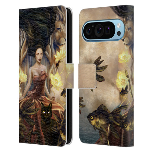 Selina Fenech Fantasy Queens of Wands Leather Book Wallet Case Cover For Google Pixel 9 / Pixel 9 Pro
