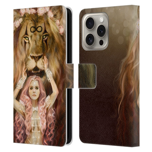 Selina Fenech Fantasy Strength Leather Book Wallet Case Cover For Apple iPhone 16 Pro