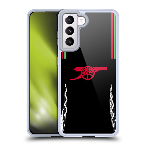 Arsenal FC 2024/25 Kit Away Soft Gel Case for Samsung Galaxy S21 5G
