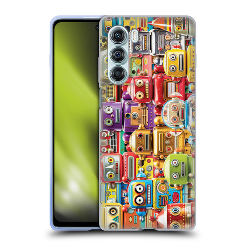 Michael David Ward Fantasy & Whimsical Toy Robots Soft Gel Case for Motorola Edge S30 / Moto G200 5G