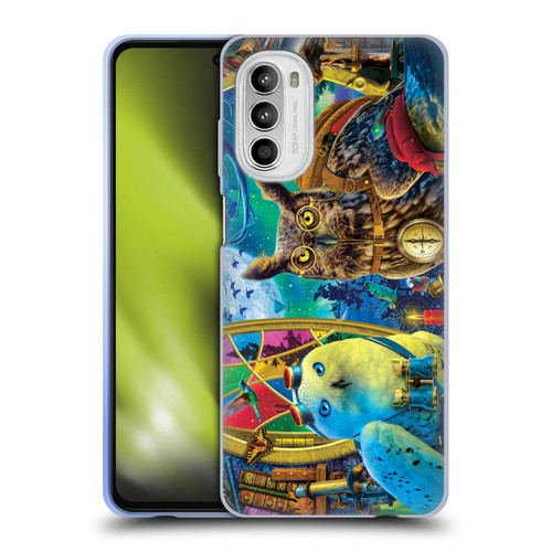 Michael David Ward Fantasy & Whimsical Explorers Soft Gel Case for Motorola Moto G52
