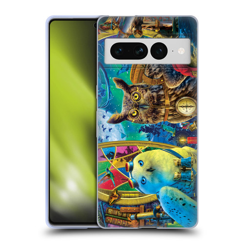 Michael David Ward Fantasy & Whimsical Explorers Soft Gel Case for Google Pixel 7 Pro
