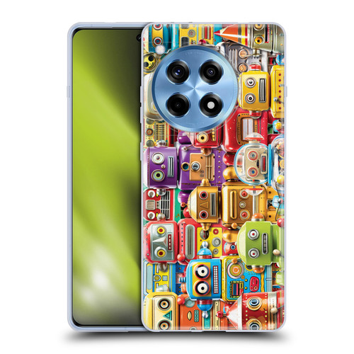 Michael David Ward Fantasy & Whimsical Toy Robots Soft Gel Case for OPPO OnePlus Ace 3 5G