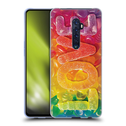 Michael David Ward Fantasy & Whimsical Love Is Sweet Soft Gel Case for OPPO Reno 2
