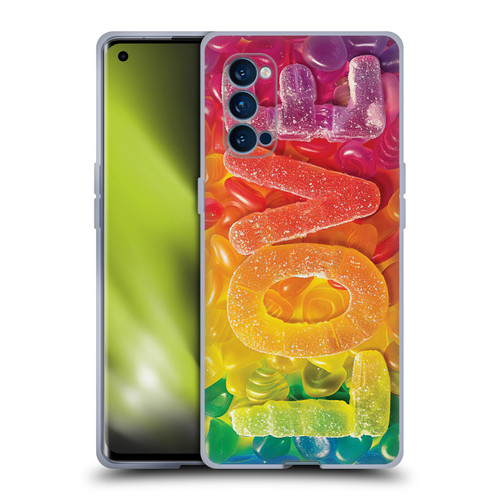 Michael David Ward Fantasy & Whimsical Love Is Sweet Soft Gel Case for OPPO Reno 4 Pro 5G