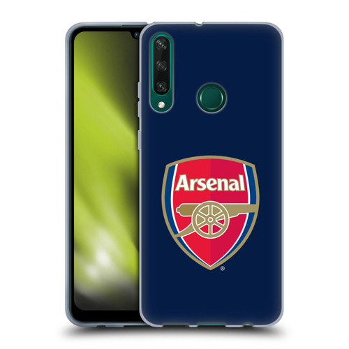 Arsenal FC Crest 2 Full Colour Blue Soft Gel Case for Huawei Y6p