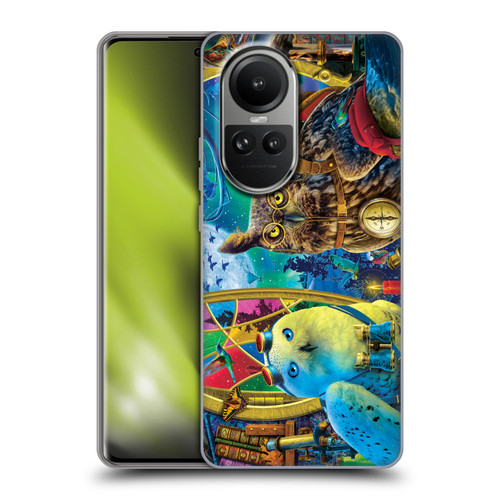 Michael David Ward Fantasy & Whimsical Explorers Soft Gel Case for OPPO Reno10 5G / Reno10 Pro 5G