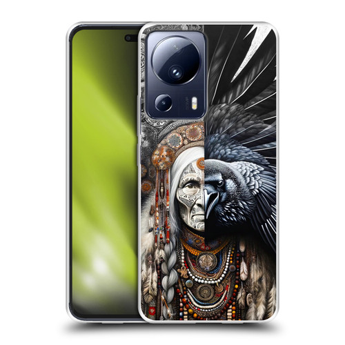 Shambhala Light Visionary Art Celestial Graphics Ravens-Face Soft Gel Case for Xiaomi 13 Lite 5G
