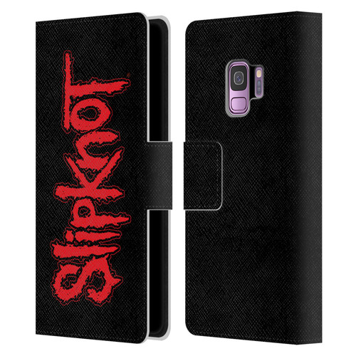 Slipknot Key Art Text Leather Book Wallet Case Cover For Samsung Galaxy S9