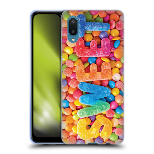 Michael David Ward Fantasy & Whimsical Candies Soft Gel Case for Samsung Galaxy A02/M02 (2021)