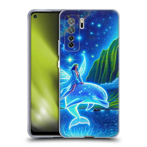 Shambhala Light Visionary Art Ethereal Graphics Dolphins In Dreams Soft Gel Case for Huawei Nova 7 SE/P40 Lite 5G