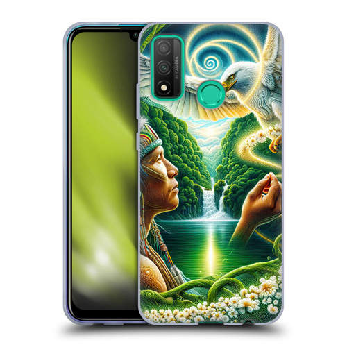 Shambhala Light Visionary Art Ethereal Graphics Daisy Soft Gel Case for Huawei P Smart (2020)