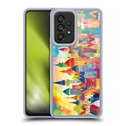 Michael David Ward Fantasy & Whimsical Fairy Tale Castles Soft Gel Case for Samsung Galaxy A53 5G (2022)
