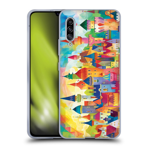Michael David Ward Fantasy & Whimsical Fairy Tale Castles Soft Gel Case for Samsung Galaxy A90 5G (2019)