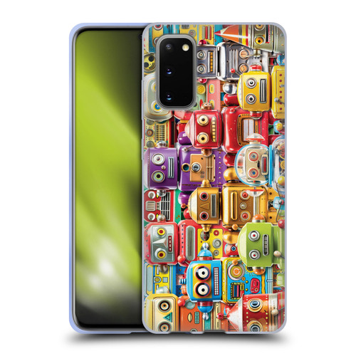 Michael David Ward Fantasy & Whimsical Toy Robots Soft Gel Case for Samsung Galaxy S20 / S20 5G