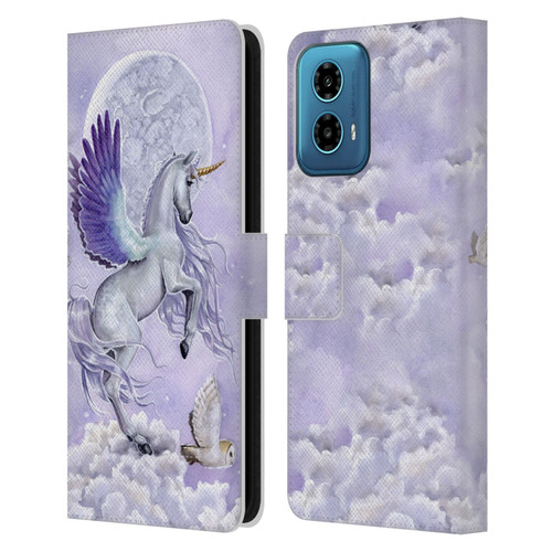 Selina Fenech Unicorns Moonshine Leather Book Wallet Case Cover For Motorola Moto G34 5G