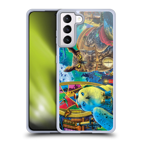 Michael David Ward Fantasy & Whimsical Explorers Soft Gel Case for Samsung Galaxy S21+ 5G