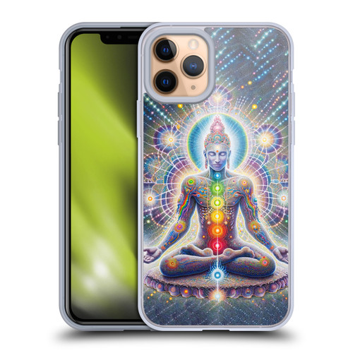 Shambhala Light Visionary Art Ethereal Graphics Chakras Soft Gel Case for Apple iPhone 11 Pro
