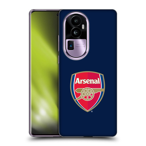 Arsenal FC Crest 2 Full Colour Blue Soft Gel Case for OPPO Reno10 Pro+