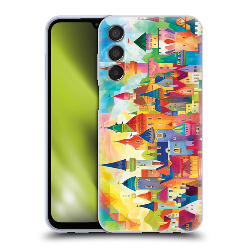 Michael David Ward Fantasy & Whimsical Fairy Tale Castles Soft Gel Case for Samsung Galaxy M15/F15 5G